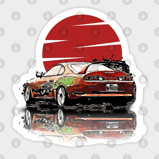 Supra 2JZ JDM Sticker by RifkyAP28